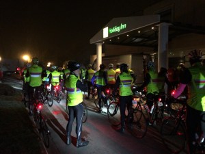 Just before the start