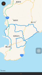 最後、GPSのバッテリーが切れました。